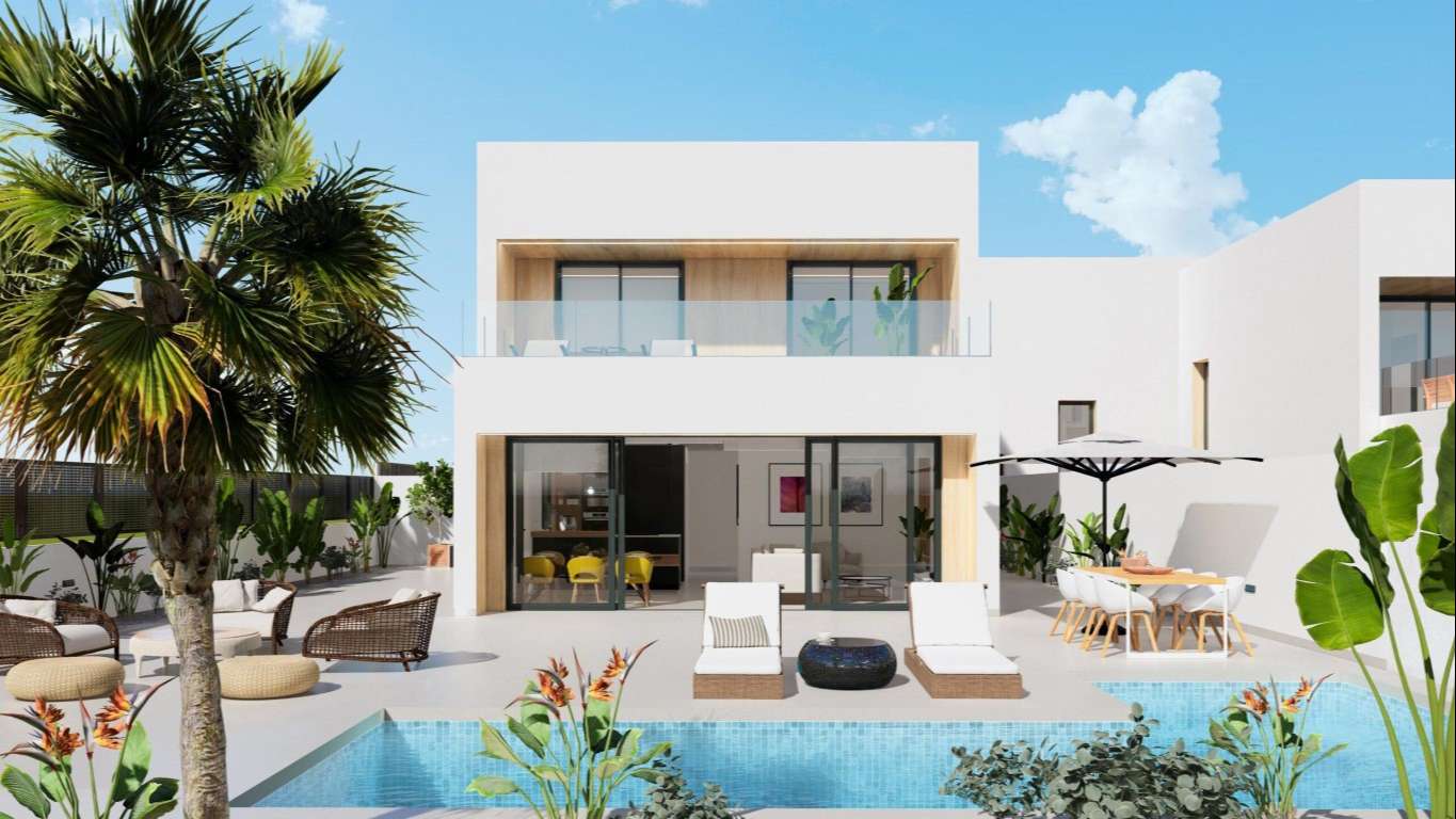 3 bedroom new build villa in Aguilas