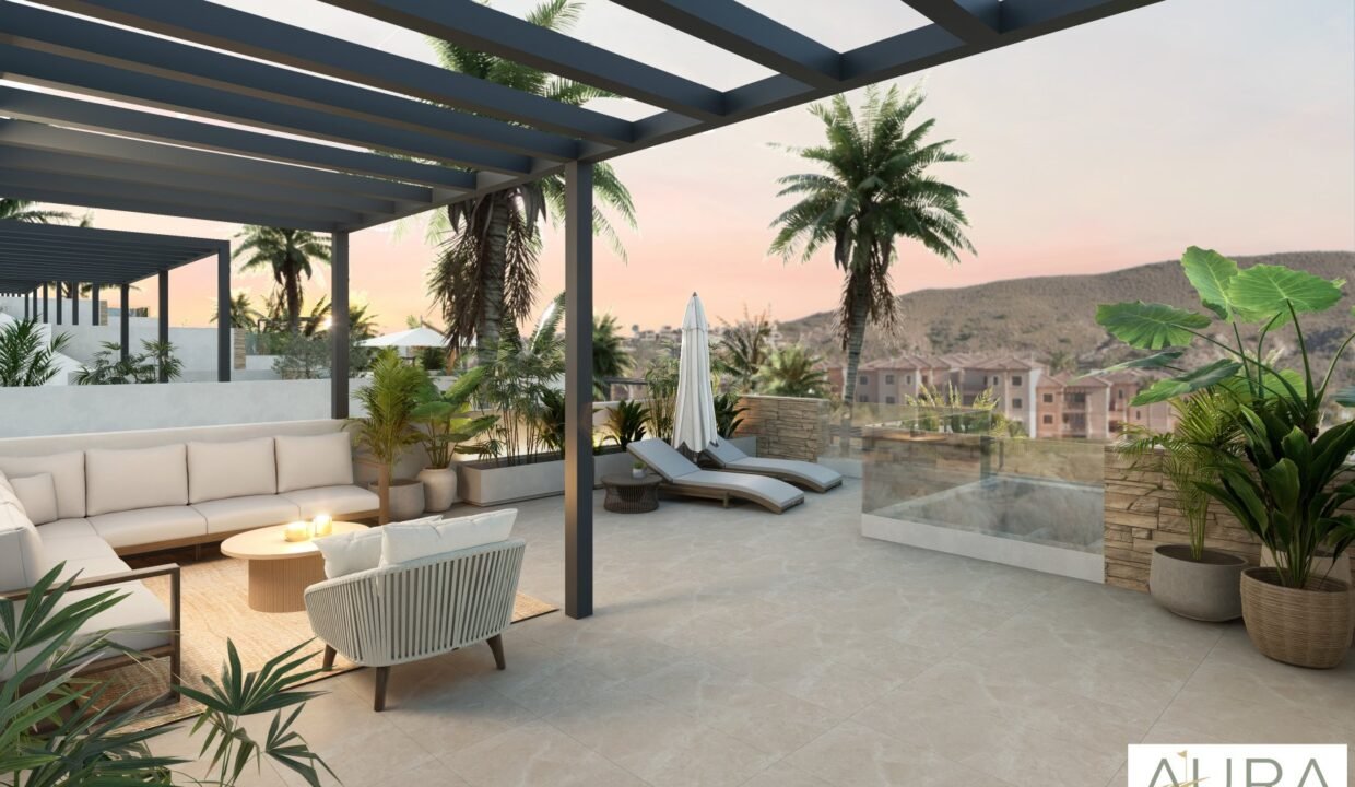 06 - Vista de solarium - AURA VILLAS