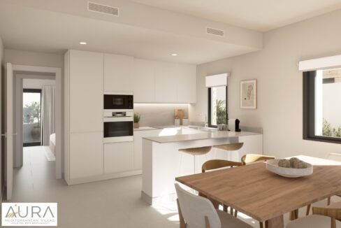 7 - Cocina y comerdor - AURA VILLAS